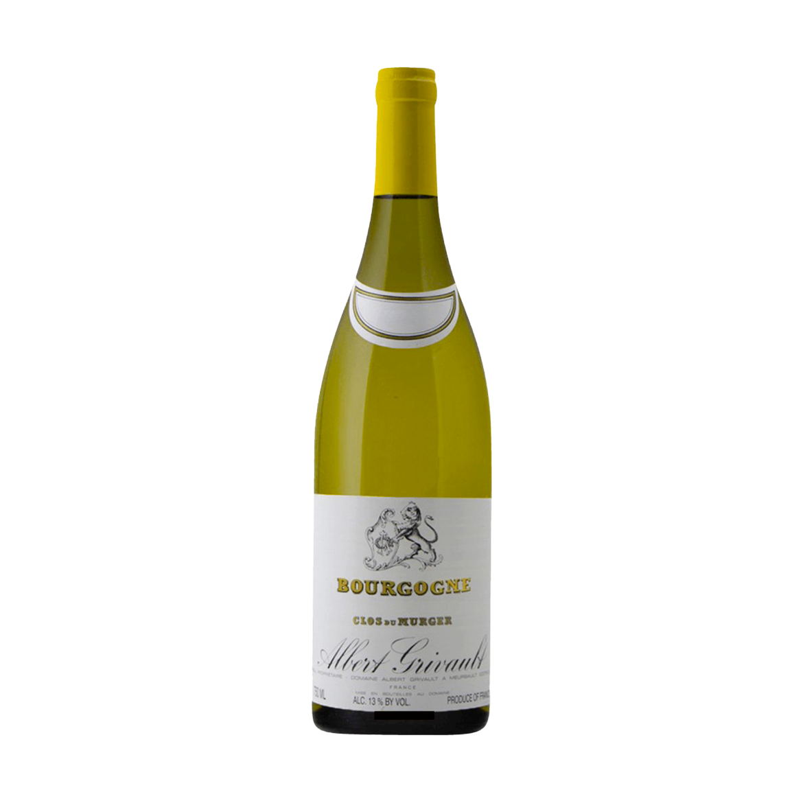GRIVAULT Albert BOURGOGNE Clos du Murger WHITE