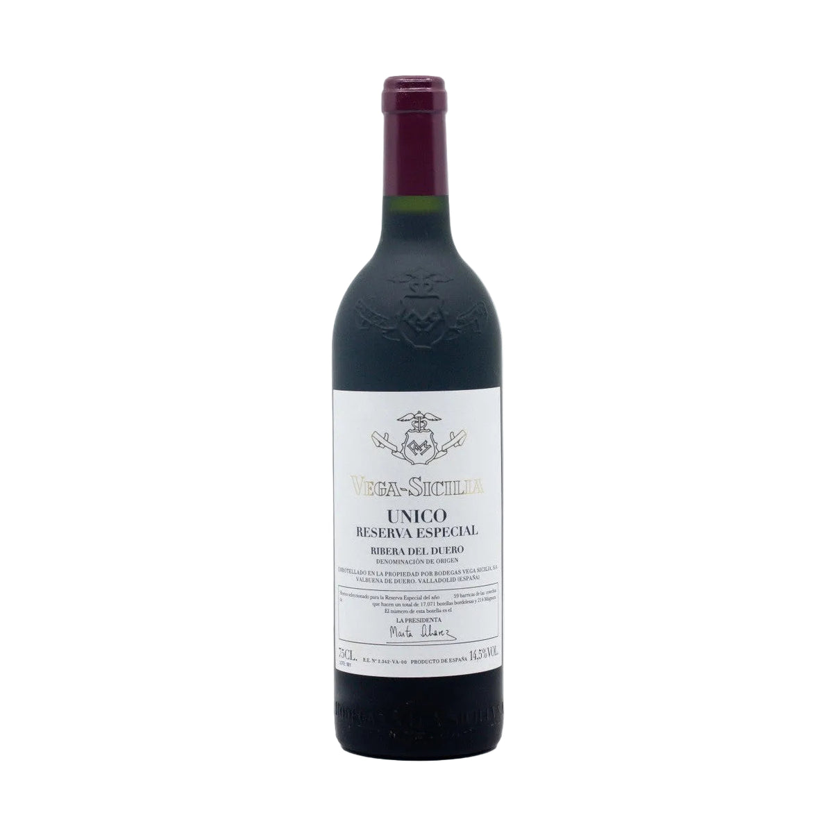 VEGA SICILIA RIBERA DEL DUERO Unico Reserva Especial Venta 2019 RED